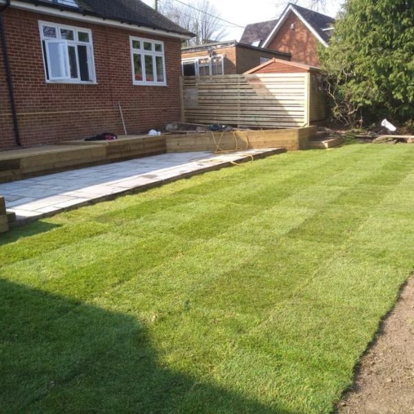 Recent landscaping project