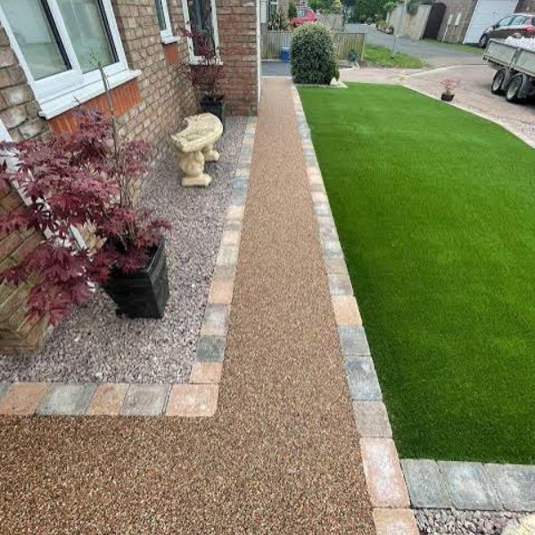 Recent landscaping project